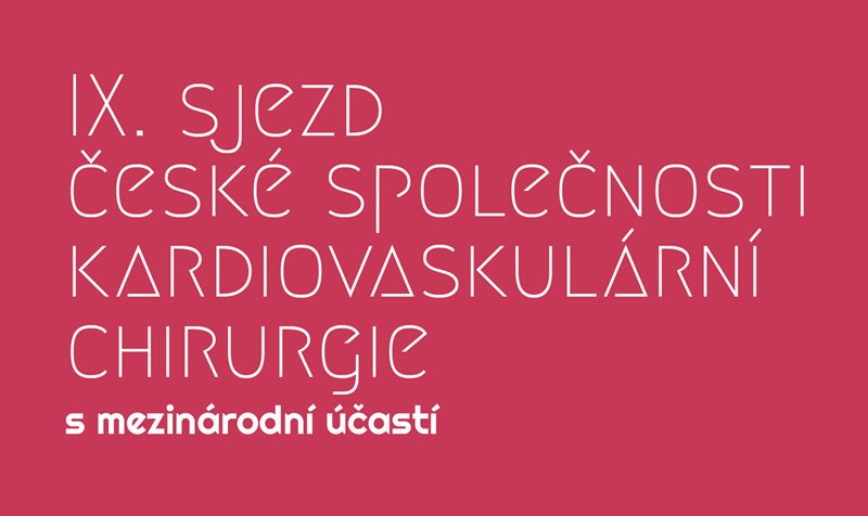 IX. sjezd České společnosti kardiovaskulární chirurgie – AKCE PŘESUNUTA NA ROK 2021!