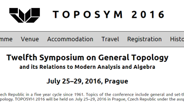 TOPOSYM 2016